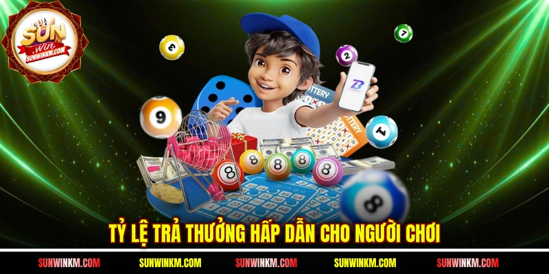 Tỷ lệ trả thưởng hấp dẫn cho người chơi 